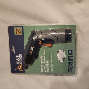 Blue ridge 2 n 1 rechargeable flashlight/screwdriver